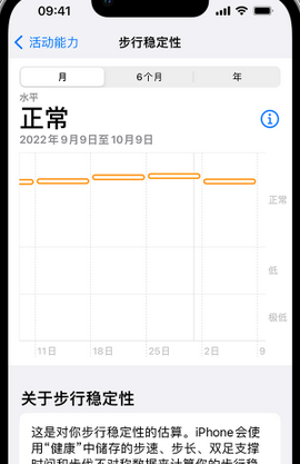 黔西iPhone手机维修如何在iPhone开启'步行稳定性通知'