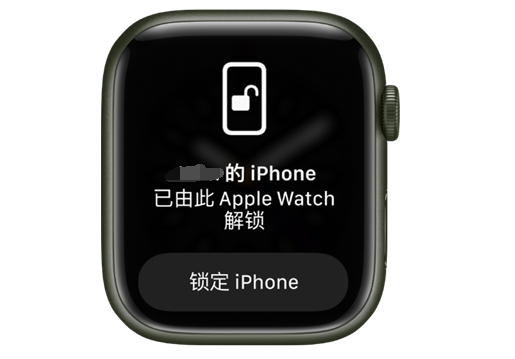 黔西苹果手机维修分享用 AppleWatch 解锁配备面容 ID 的 iPhone方法 